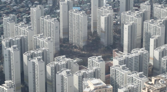 서울 시내 아파트 단지 모습. <연합뉴스>